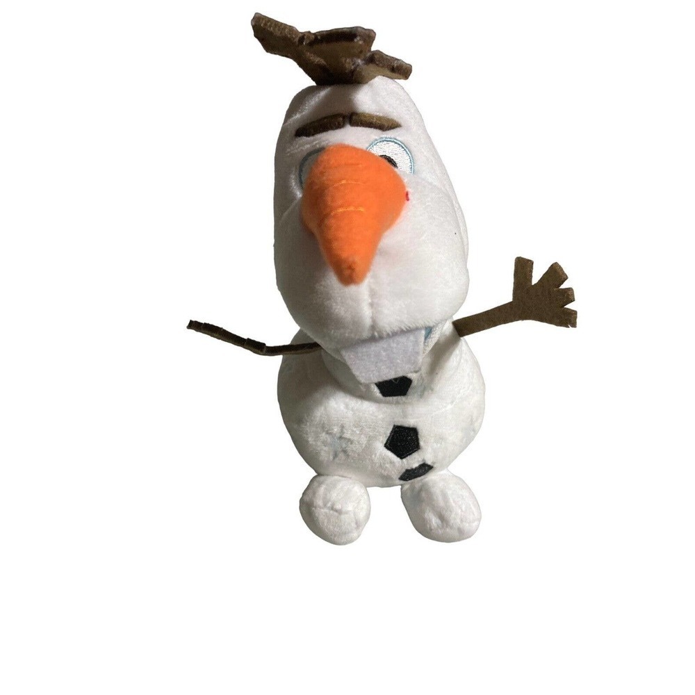 Disney’s Frozen Olaf 9” Snowman Plush Stuffed Disney Official Glitter Snowflakes